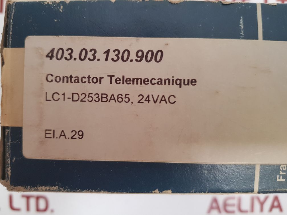 Telemecanique Lc1-d253. A65 Contactor - Aeliya Marine Tech