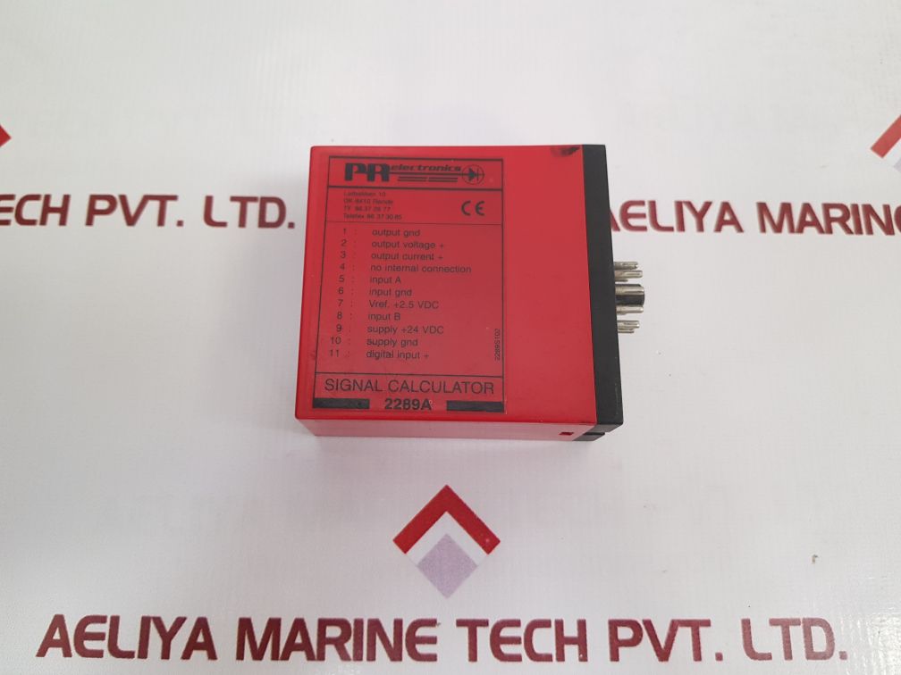Pr Electronics 2289A Signal Calculator 2289S102 , Vref. +2.5 Vdc , Supply +24Vdc - Aeliya Marine Tech