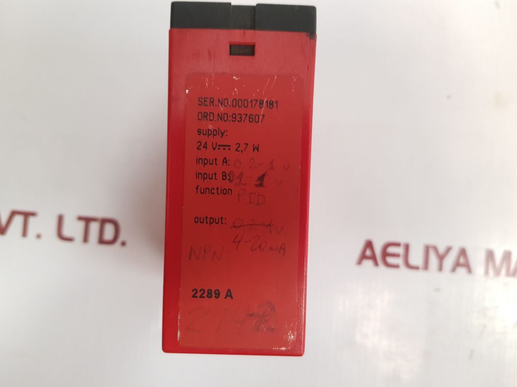 Pr Electronics 2289A Signal Calculator 2289S102 , Vref. +2.5 Vdc , Supply +24Vdc - Aeliya Marine Tech