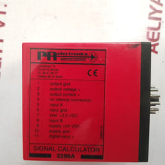 Pr Electronics 2289A Signal Calculator 2289S102 , Vref. +2.5 Vdc , Supply +24Vdc - Aeliya Marine Tech