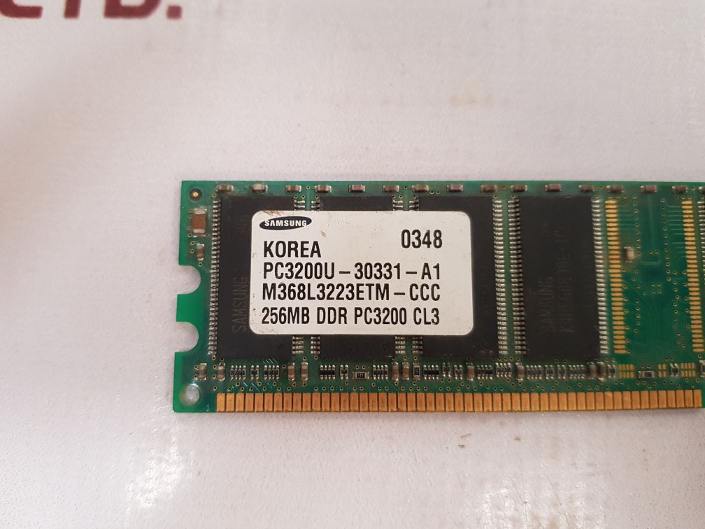 Samsung M368L3223Etm-ccc Memory(Ram) Card Pc3200U-30331-a1 - Aeliya Marine Tech