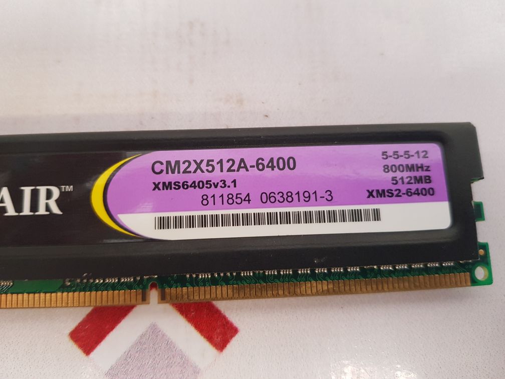 Corsair Cm2X512A-6400 Ddr2 Memory(Ram) - Aeliya Marine Tech