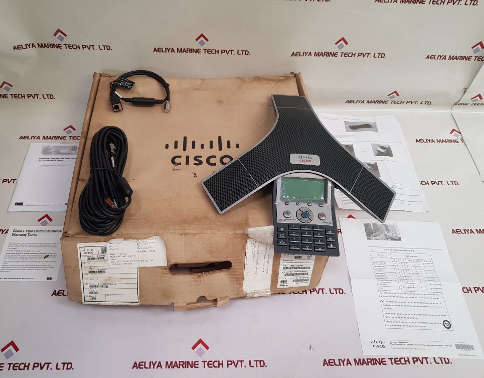 Cisco systems 7937 (cp-7937g) ip conference station 2201-40100-001 - Aeliya Marine Tech