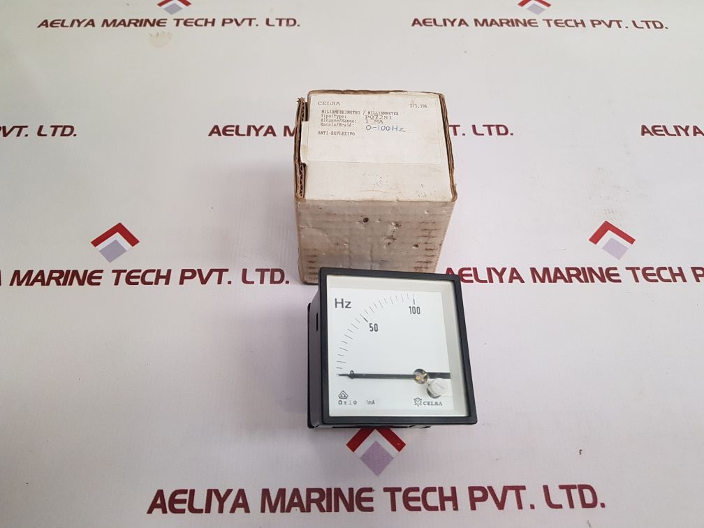 Celsa Pq72Si Milliammeter 0-100 Hz