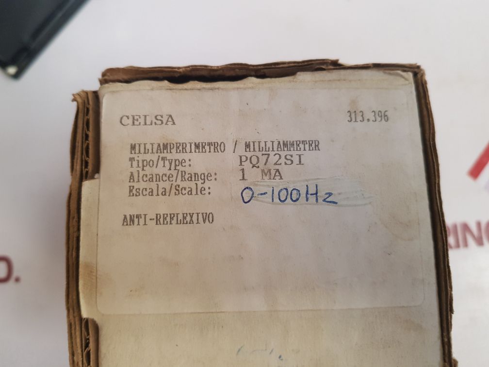 Celsa Pq72Si Milliammeter 0-100 Hz - Aeliya Marine Tech