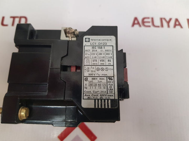 Telemecanique Lc1-d123 Contactor - Aeliya Marine Tech