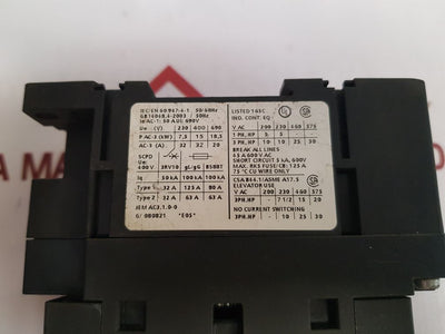 Siemens Sirius 3Rt1034-1A..0 Contactor - Aeliya Marine Tech