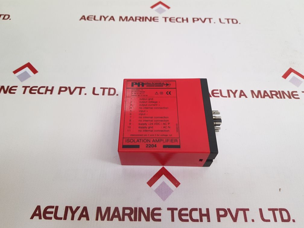 Pr electronics 2204 isolation amplifier 2204 d2d - Aeliya Marine Tech