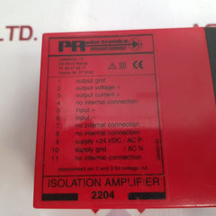 Pr electronics 2204 isolation amplifier 2204 d2d - Aeliya Marine Tech