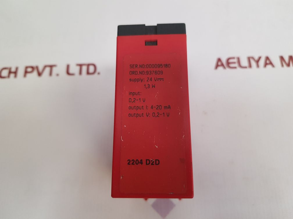 Pr electronics 2204 isolation amplifier 2204 d2d - Aeliya Marine Tech