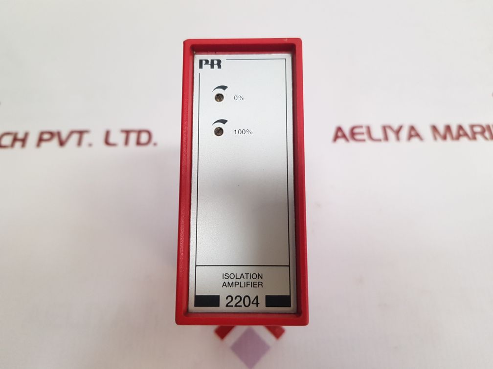 Pr electronics 2204 isolation amplifier 2204 d2d - Aeliya Marine Tech
