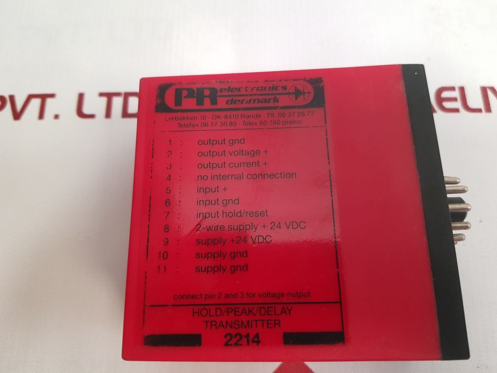 Pr Electronics 2214 Hold/Peak/Delay/Transmitter 2214 D2C1 - Aeliya Marine Tech