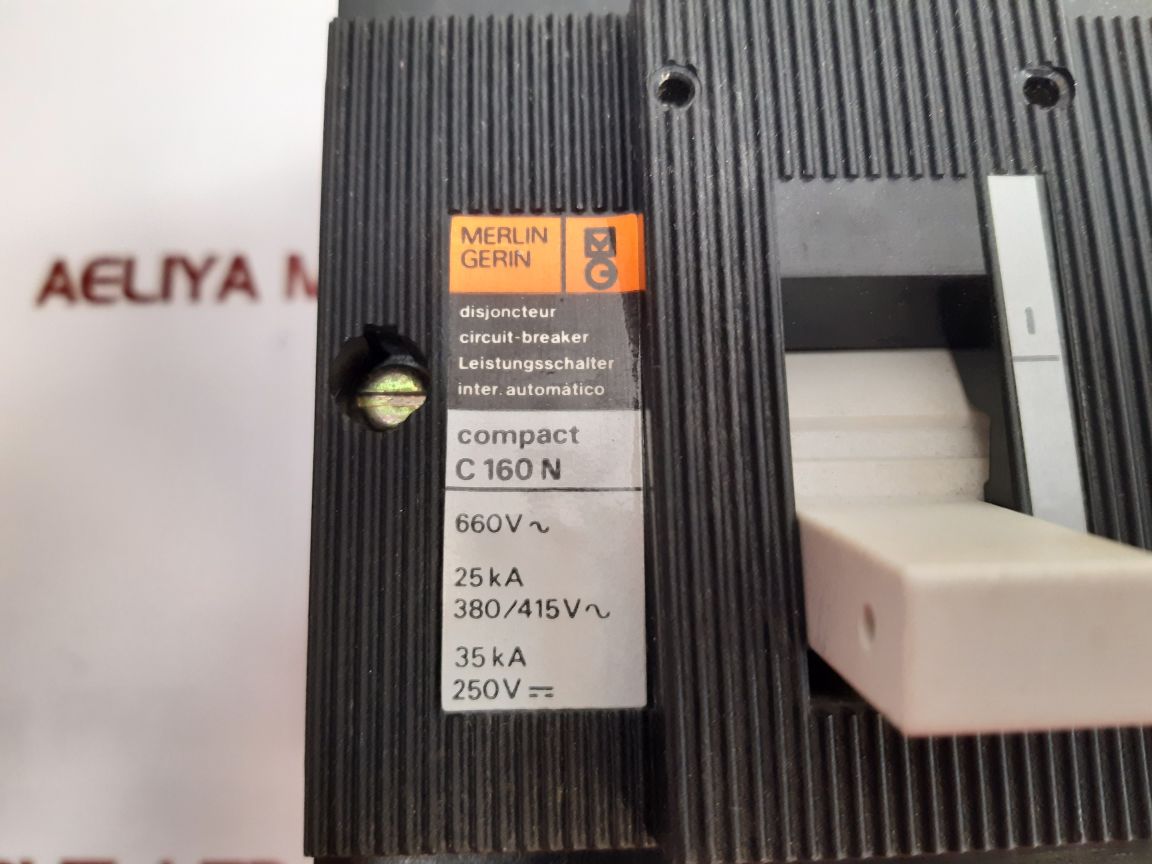 Merlin Gerin Compact C 160 N Circuit-breaker - Aeliya Marine Tech