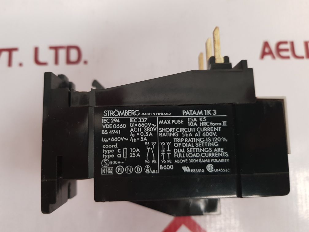 Stromberg Patam 1K Starter/Contactor Patam 1K3 - Aeliya Marine Tech