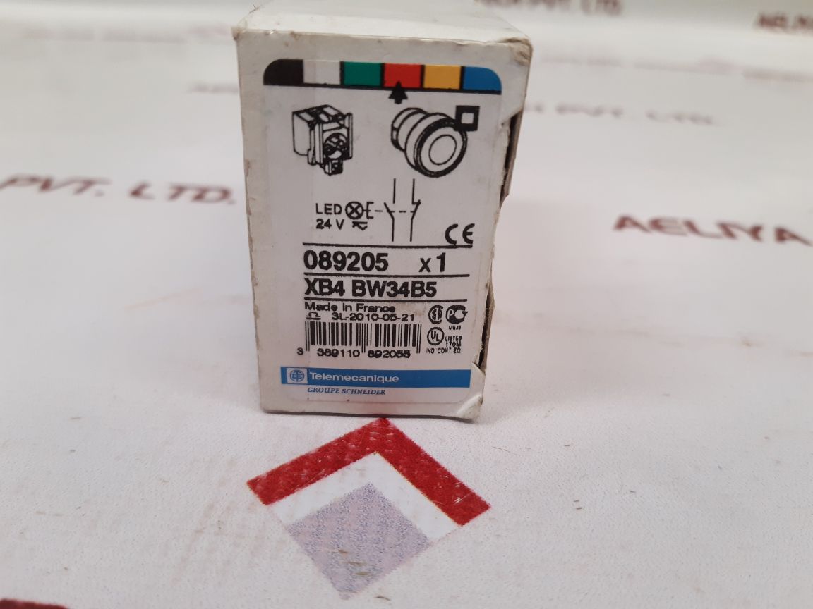 Telemecanique Zbe-101 Contact Red Push Button - Aeliya Marine Tech