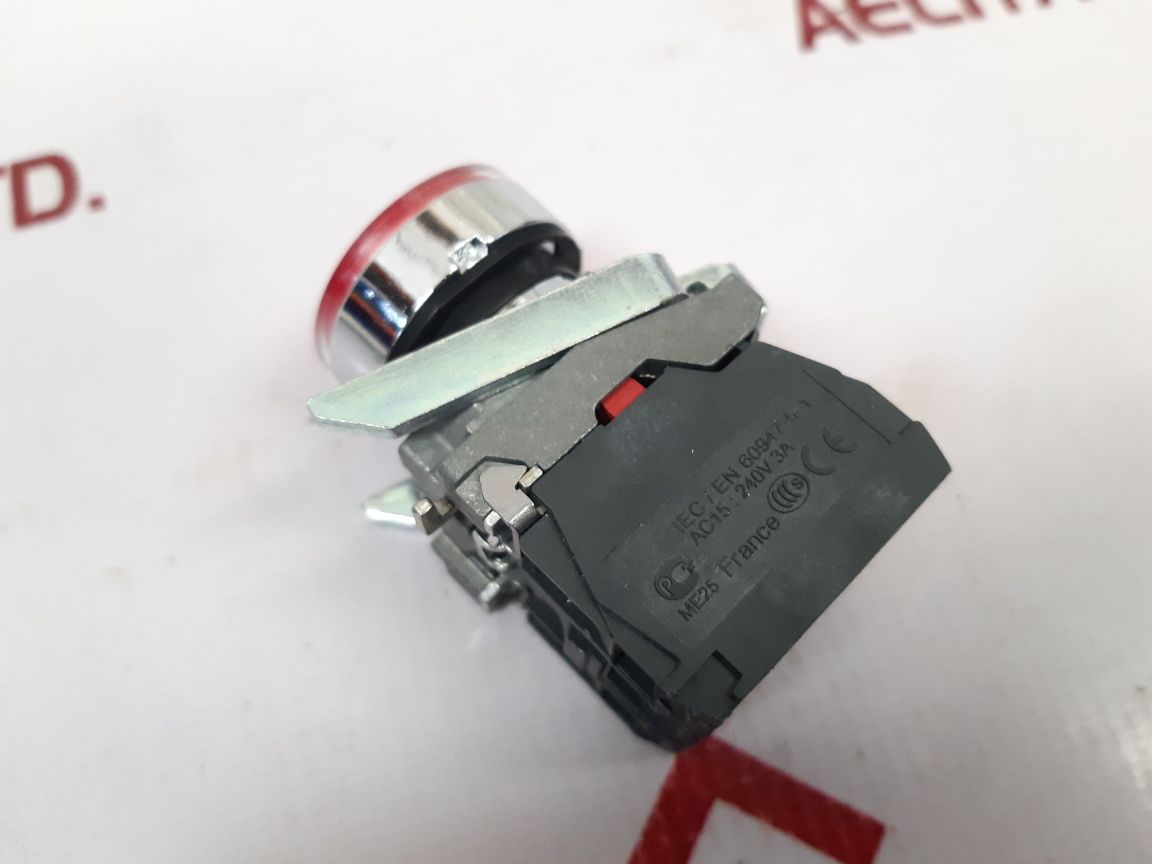 Telemecanique Zbe-101 Contact Red Push Button - Aeliya Marine Tech