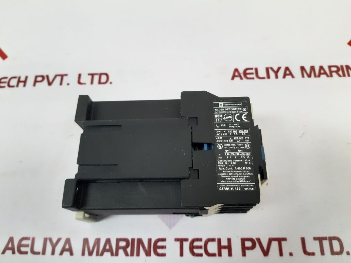 Telemecanique Lp1 D12 10Bd Contactor - Aeliya Marine Tech
