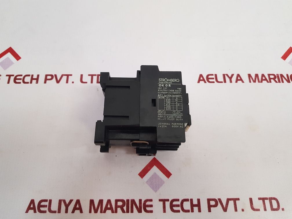 Stromberg Ok 0 R 31 Contactor - Aeliya Marine Tech