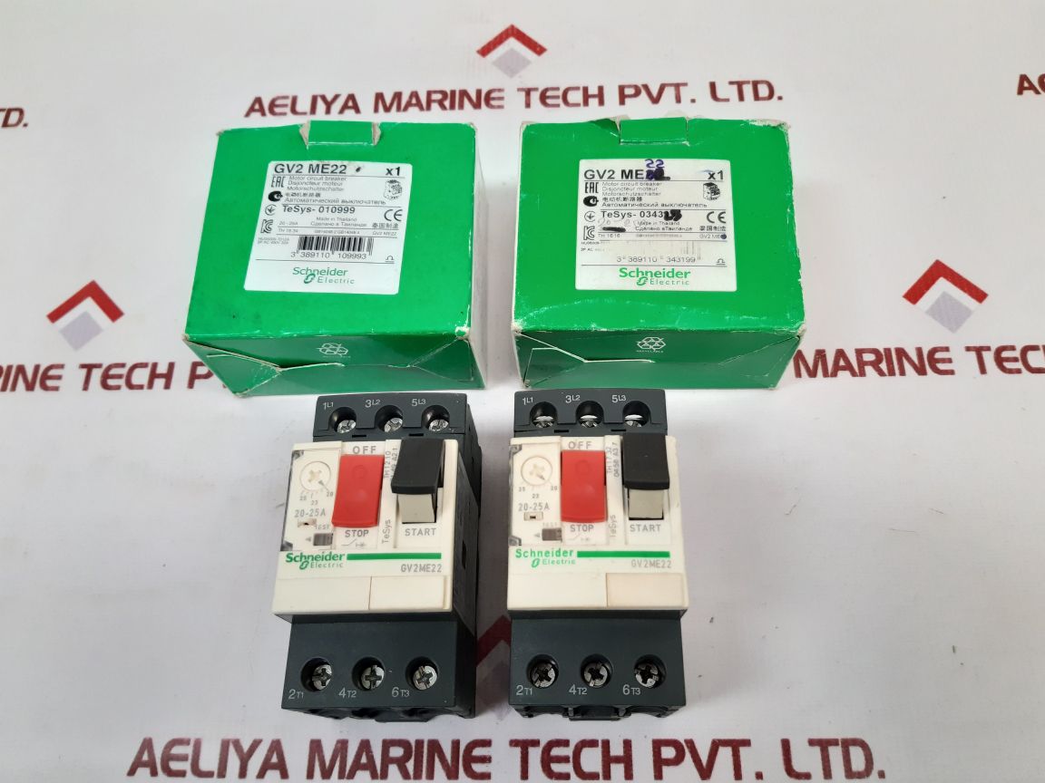 Schneider Electric/Telemecanique GV2 ME22 Motor Circuit Breaker 20-25 A 690V