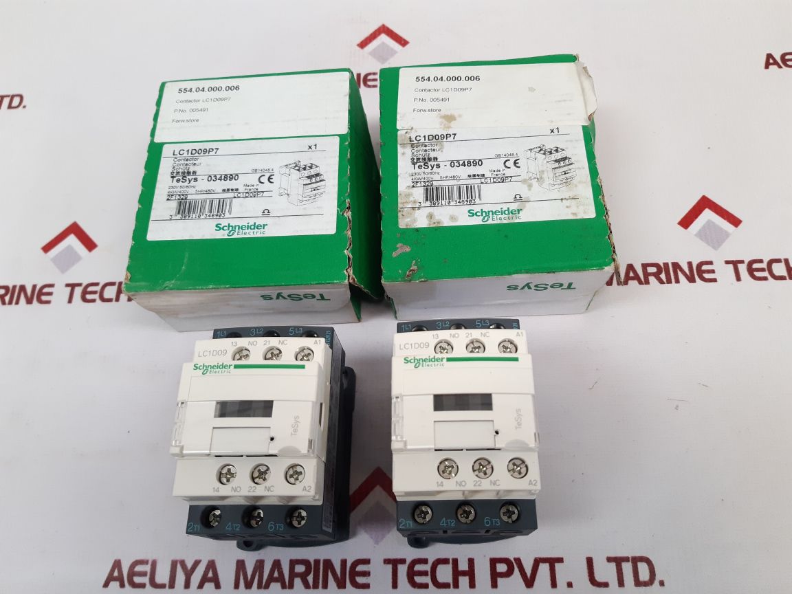 Schneider Electric/Telemecanique Lc1D09P7 Contactor Lc1D09