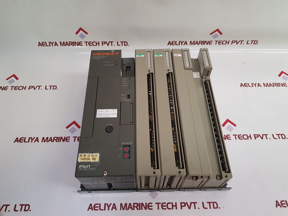 Fuji Electric Micrex-f Ftl010H Programmable Controller With Ftu 263B-nk Modules