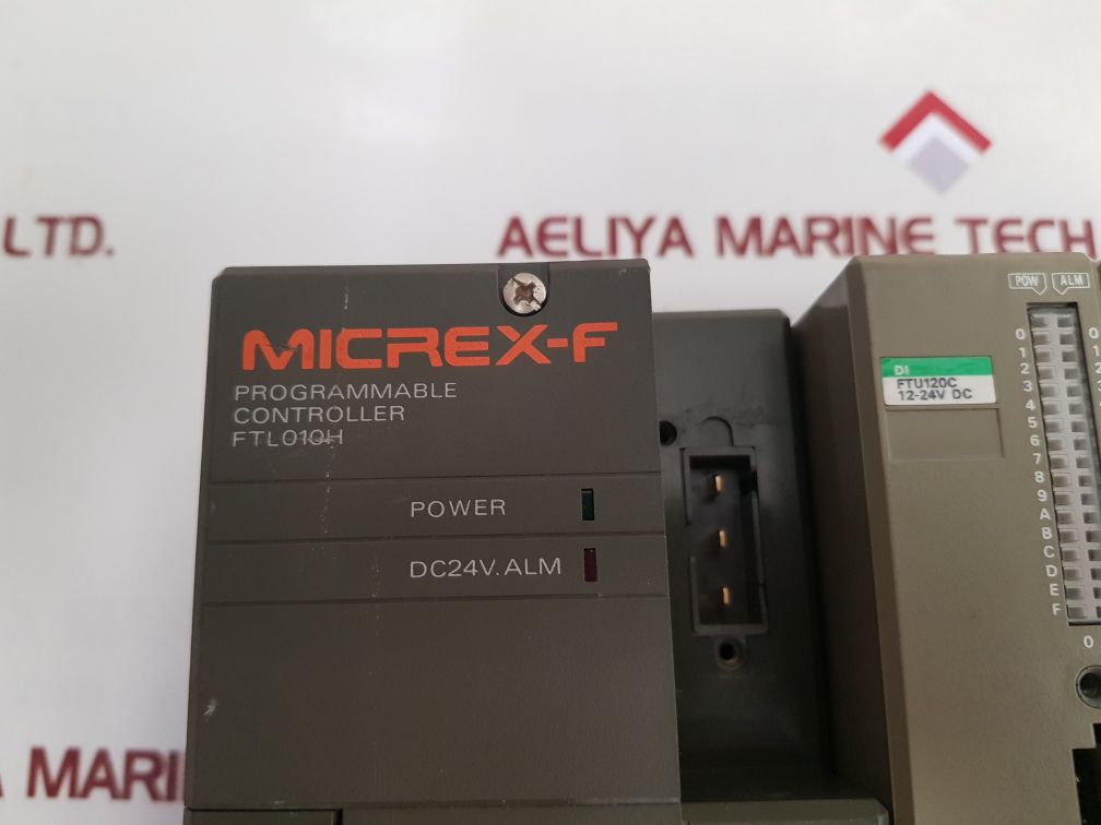 Fuji electric micrex-f ftl010h programmable controller with ftu 263b-nk modules - Aeliya Marine Tech
