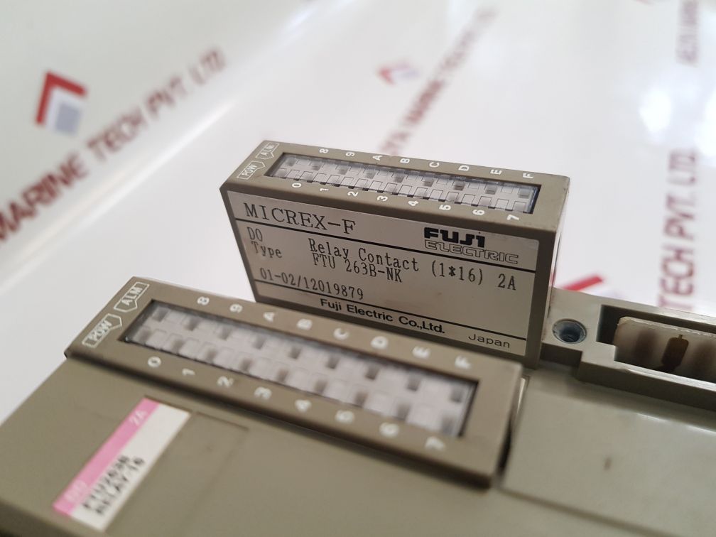 Fuji electric micrex-f ftl010h programmable controller with ftu 263b-nk modules - Aeliya Marine Tech