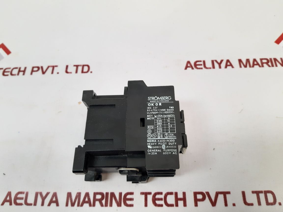 Stromberg Ok 0R 22 Contactor - Aeliya Marine Tech