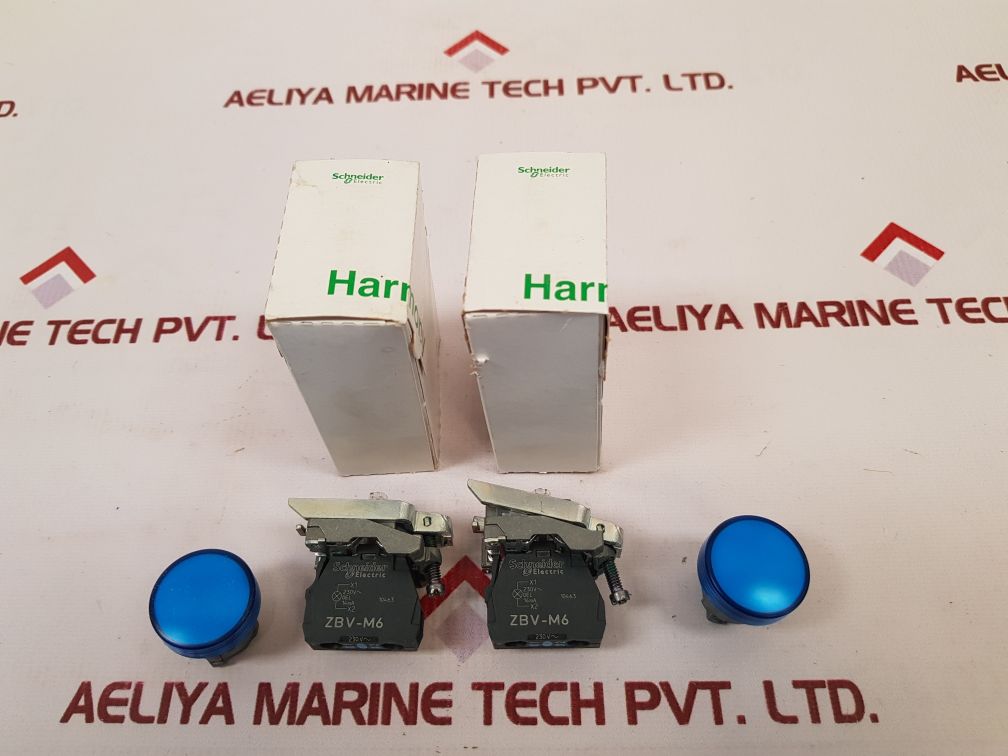 Schneider Electric Zbv-m6 Blue Light Pushbutton