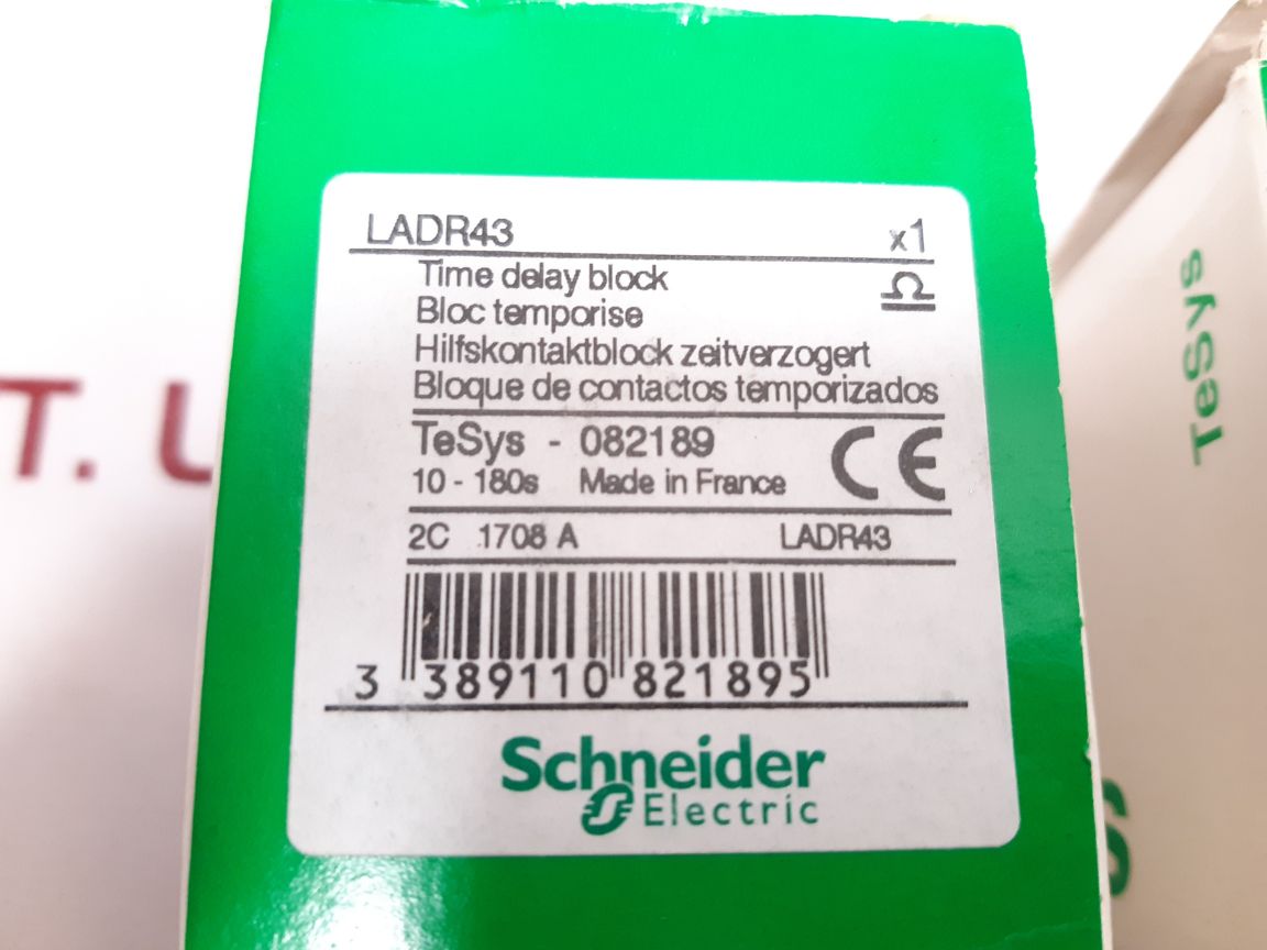 Schneider Electric Ladr43 Time Delay Relay - Aeliya Marine Tech