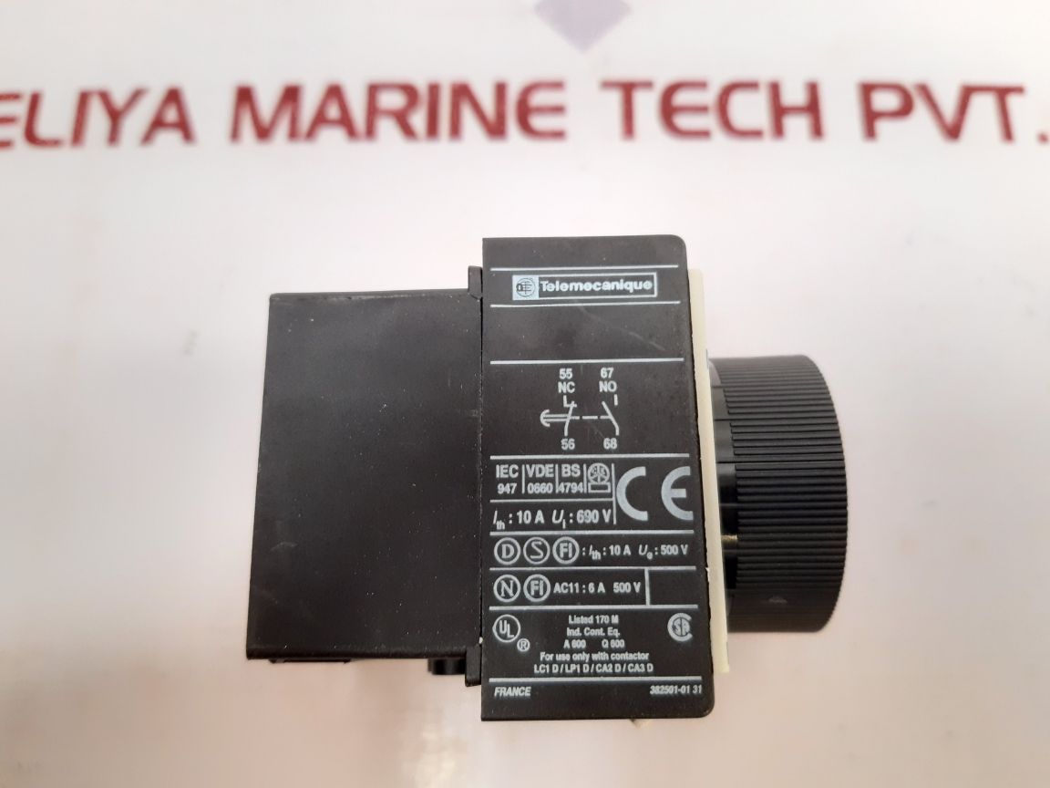 Telemecanique La2 Dt2 Time Delay Block 0,1-30S - Aeliya Marine Tech