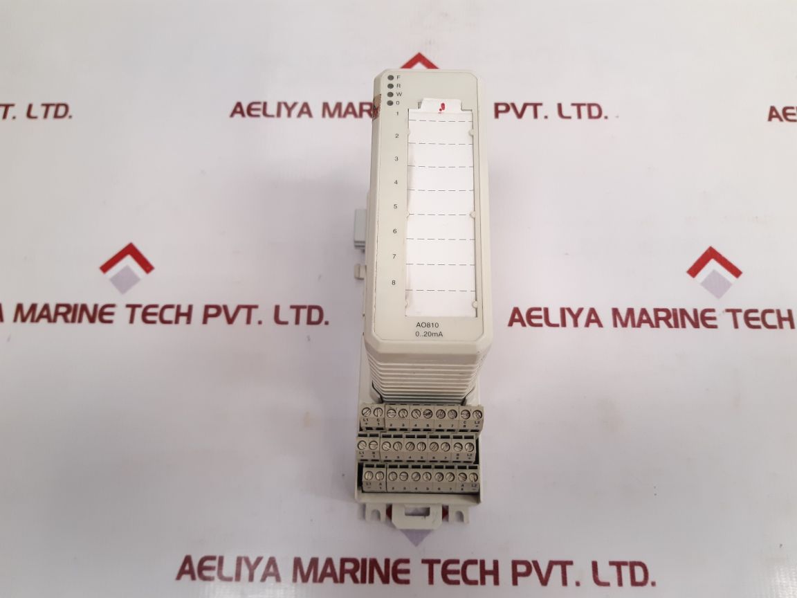Abb Ao810 3Bse008522R1 Output Module With 3Bse013230R1 Terminal Unit - Aeliya Marine Tech