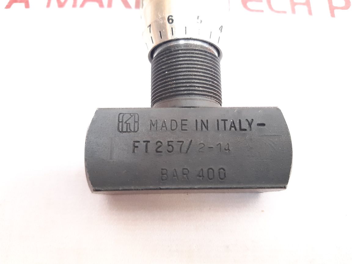 Tognella Ft 257/2-14 Hydraulic Flow Regulator - Aeliya Marine Tech