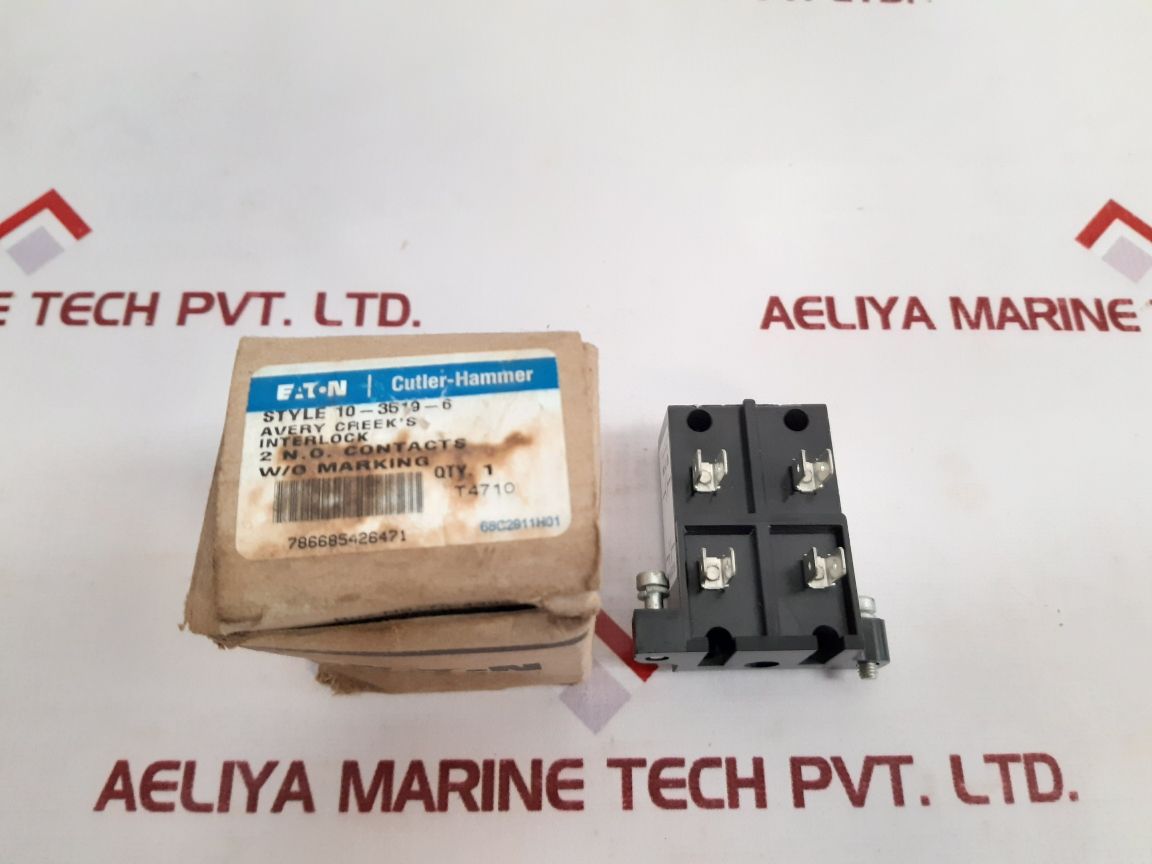 Eaton Cutler-hammer 10-3519-6 Auxiliary Contact Block