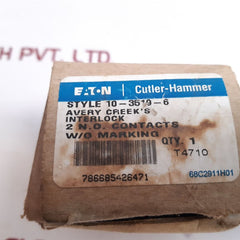 Eaton Cutler-hammer 10-3519-6 Auxiliary Contact Block - Aeliya Marine Tech