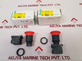 Telemecanique Zbe-101 Red Illuminated Push Button Switch