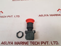 Telemecanique Zbe-101 Red Illuminated Push Button Switch