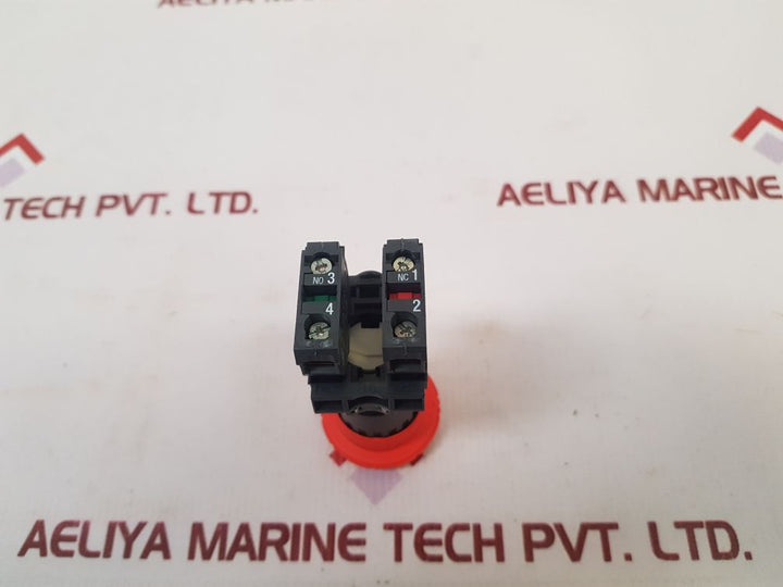 Telemecanique Zbe-101 Red Illuminated Push Button Switch