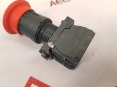 Telemecanique Zbe-101 Red Illuminated Push Button Switch