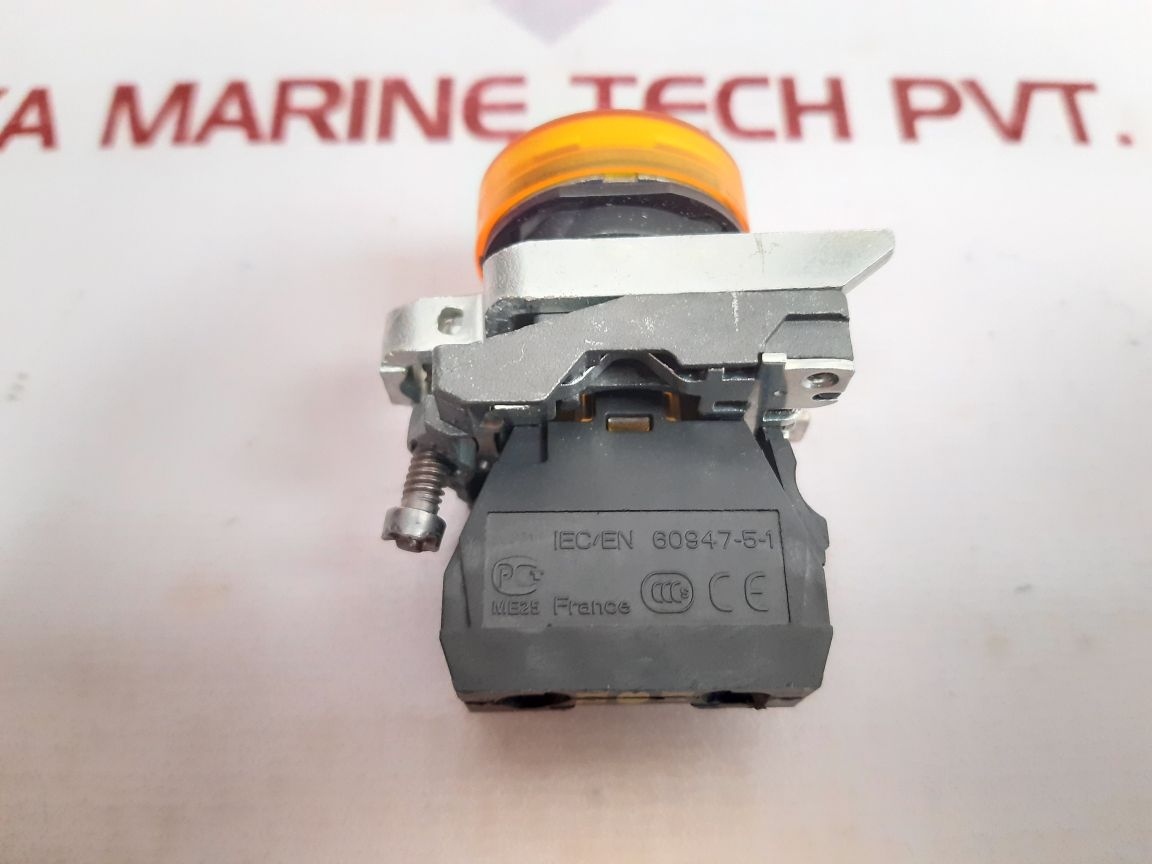 Telemecanique Zbv-m5 Yellow Led Pilot Light - Aeliya Marine Tech