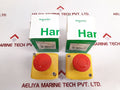 Schneider Electric Xalk178F Yellow Enclosure Push Button Control Box