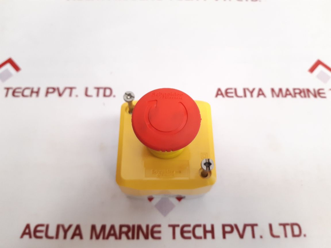 Schneider Electric Xalk178F Yellow Enclosure Push Button Control Box - Aeliya Marine Tech
