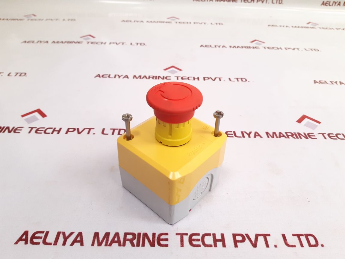 Schneider Electric Xalk178F Yellow Enclosure Push Button Control Box - Aeliya Marine Tech
