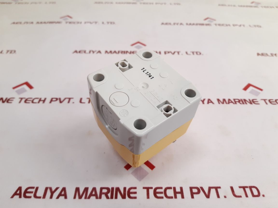 Schneider Electric Xalk178F Yellow Enclosure Push Button Control Box - Aeliya Marine Tech