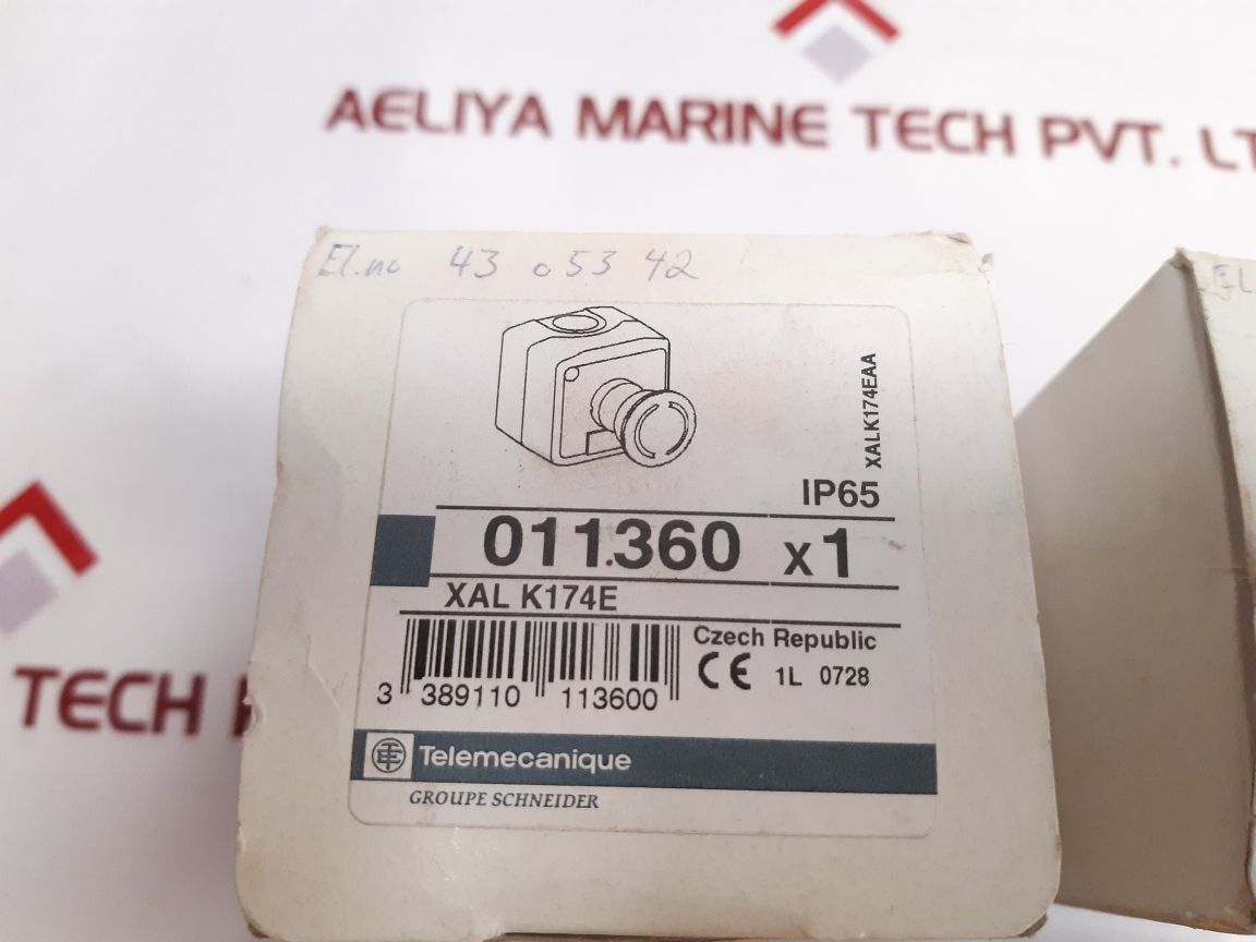 Telemecanique/schneider xalk174e emergency stop push button - Aeliya Marine Tech