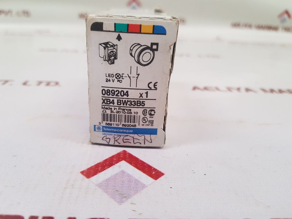 Telemecanique/Schneider Electric ZBE-101 Blue LED Illuminated Push Button Switch - Aeliya Marine Tech