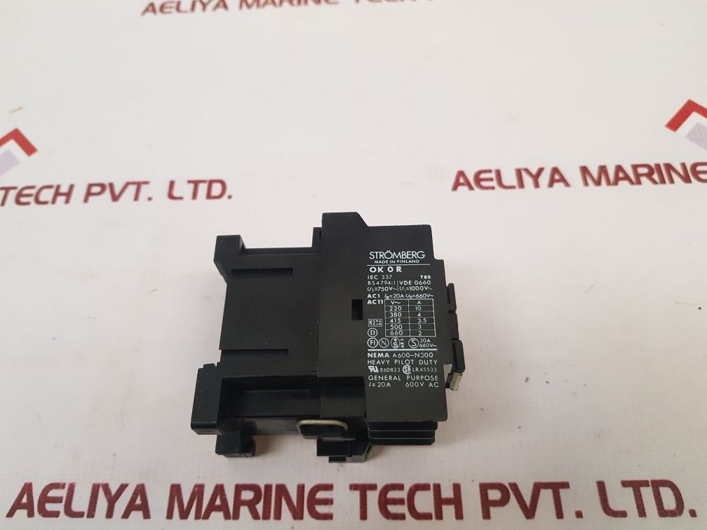 Stromberg Ok 0R 22 Contactor New - Aeliya Marine Tech