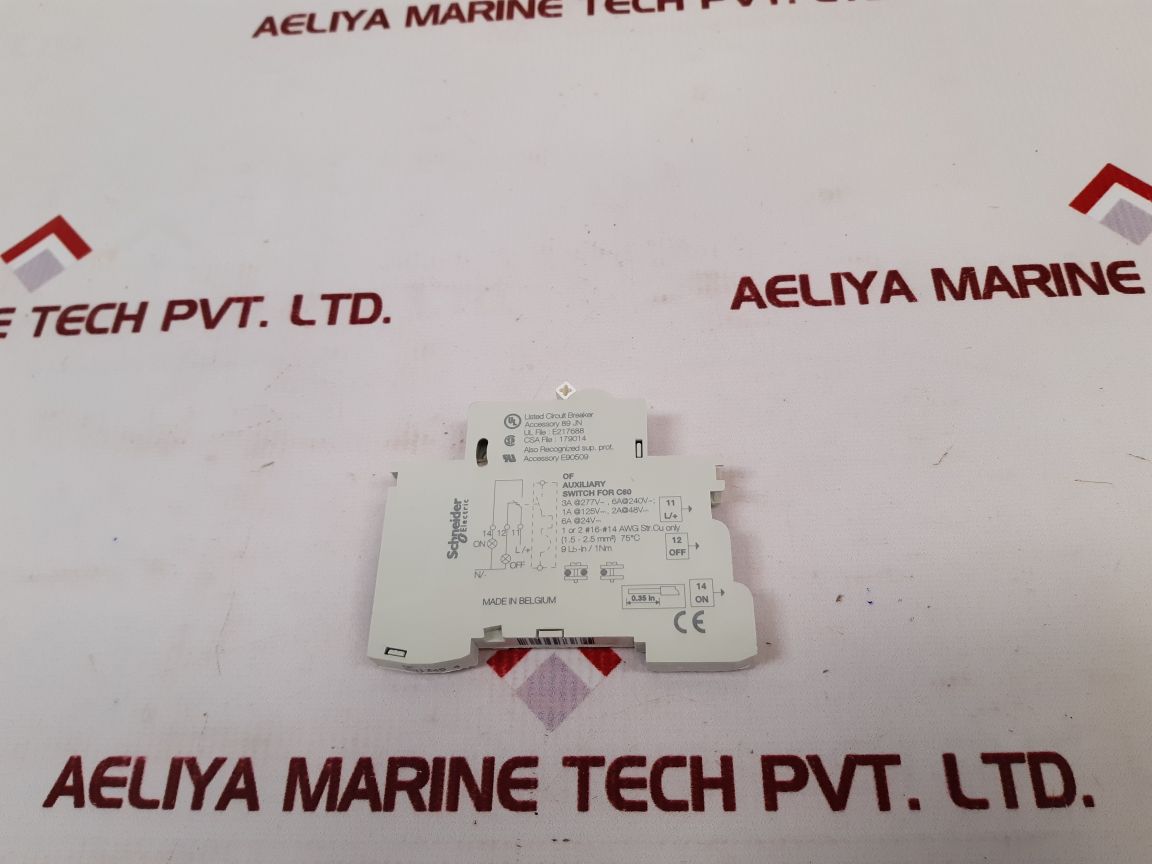 Schneider Electric 26925 Auxiliary Switch For C60 - Aeliya Marine Tech