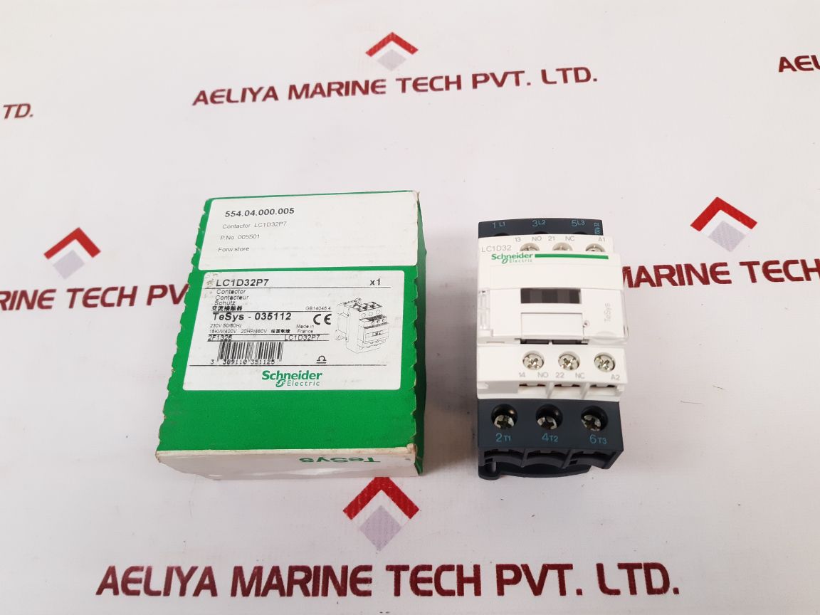Schneider Electric Lc1D32 Contactor 50A
