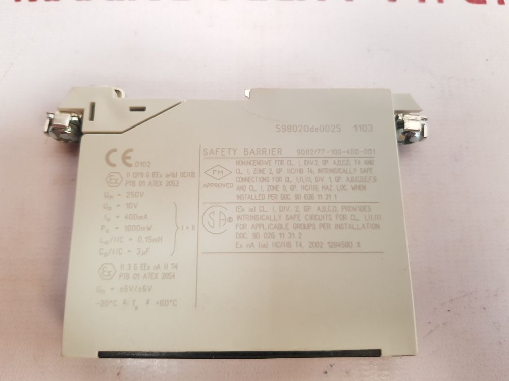 Stahl Intrinspak 9002/77-100-400-001 Safety Barrier - Aeliya Marine Tech